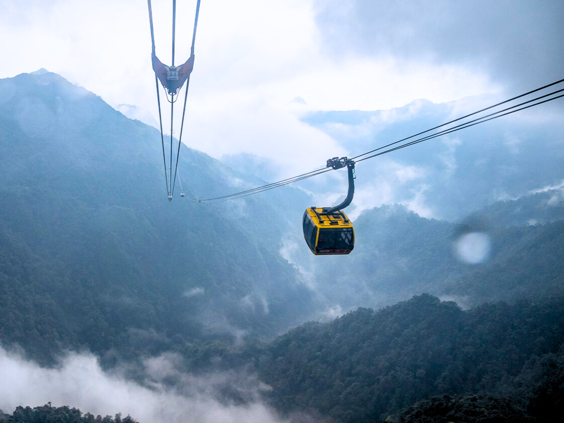 番西邦傳奇纜車~登上中南半島第一高峰