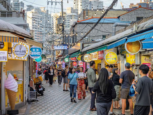 海雲台傳統市場逛夜市